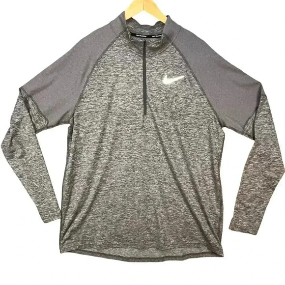 Nike Men’s Running Element DriFit Performance Training Runner Pullover Shirt‎ XL - Picture 1 of 6